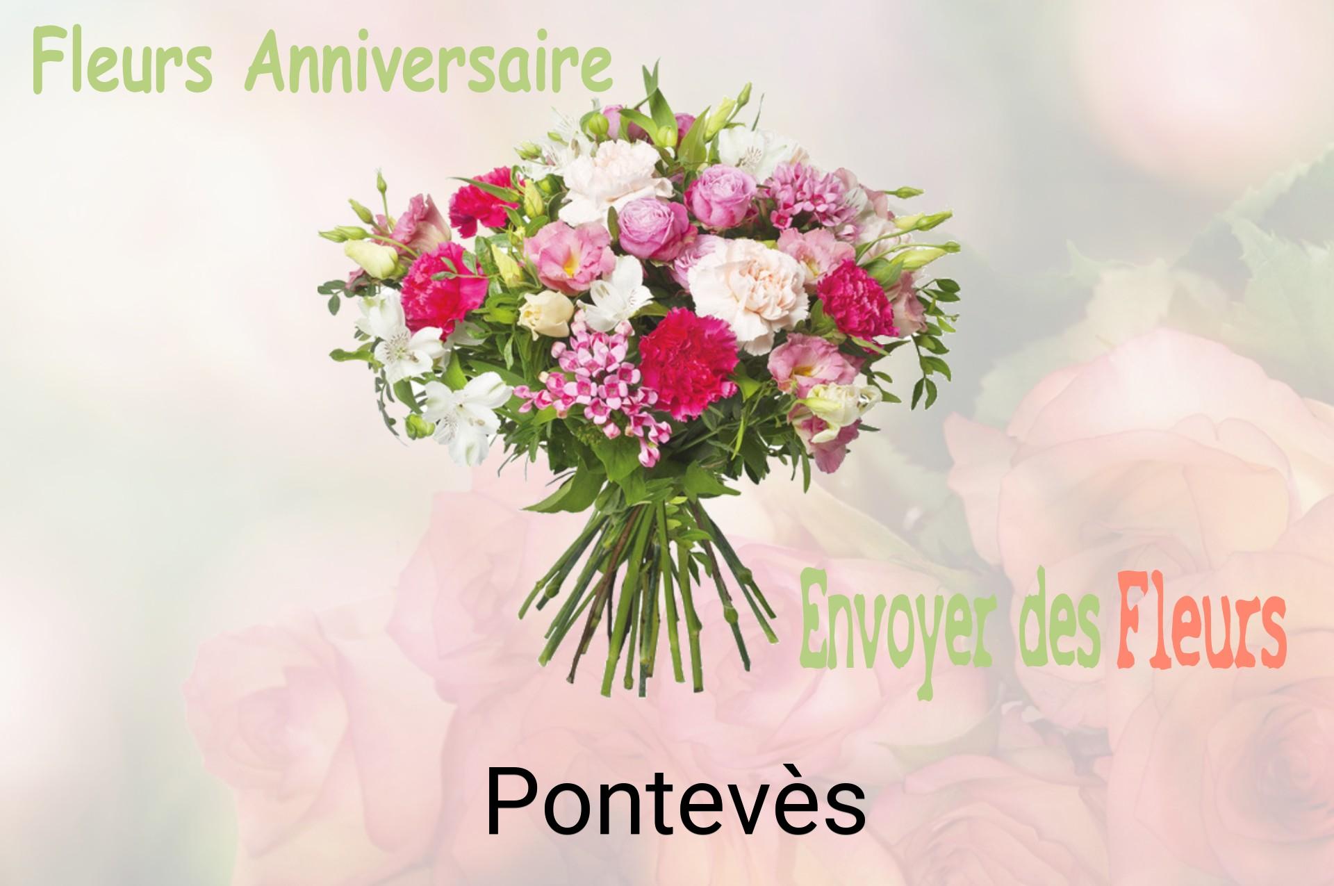Bouquet de fleurs d’anniversaire livré à Pontevès
